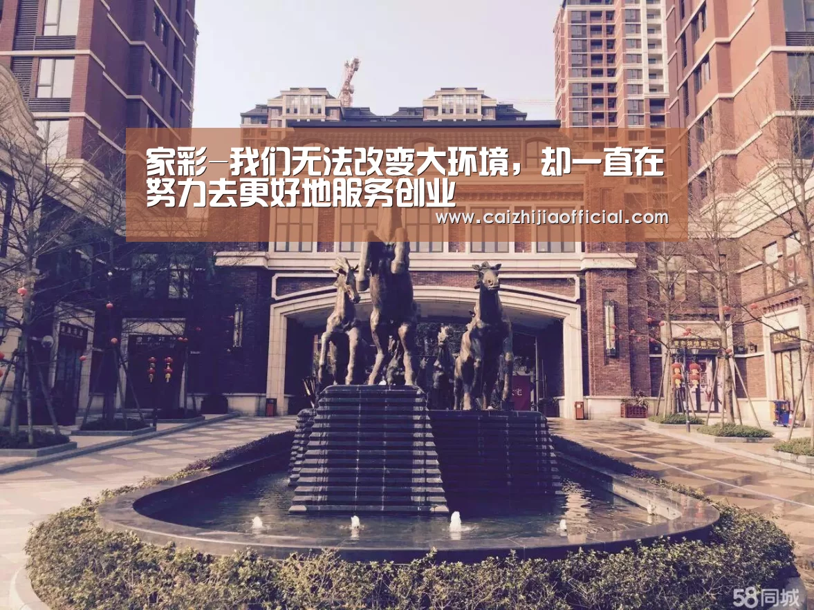家彩-我们无法改变大环境，却一直在努力去更好地服务创业